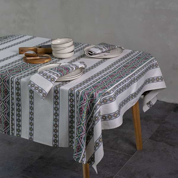 Фото - Салфетка для сервировки Едельвіка Кузьма 2 шт. зеленый 46х46 см (468-25/00)