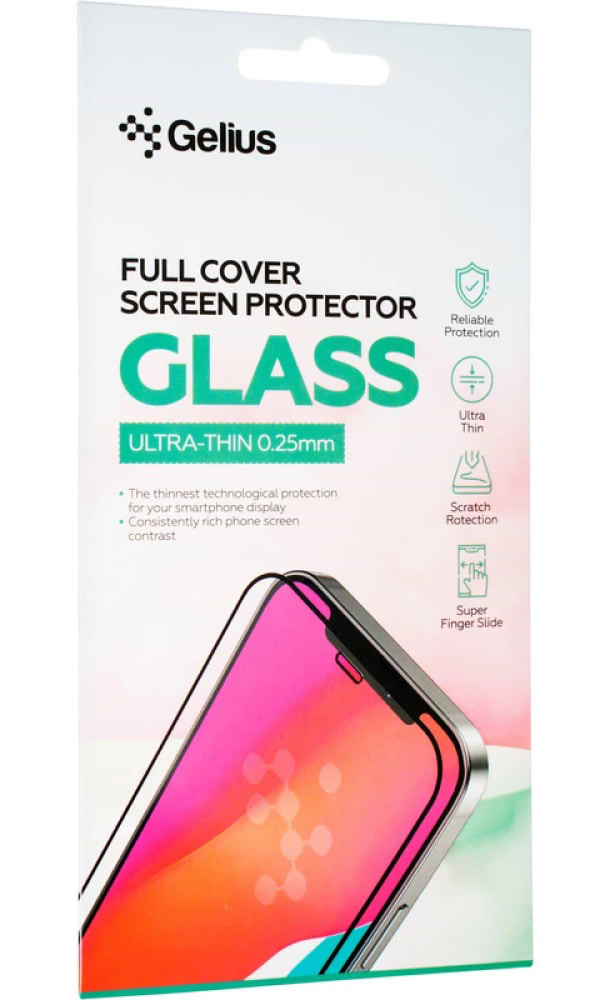 Фото - Захисне скло для смартфону Gelius Full Cover Ultra-Thin 0.25mm for iPhone 14 Pro Max Black (90785)