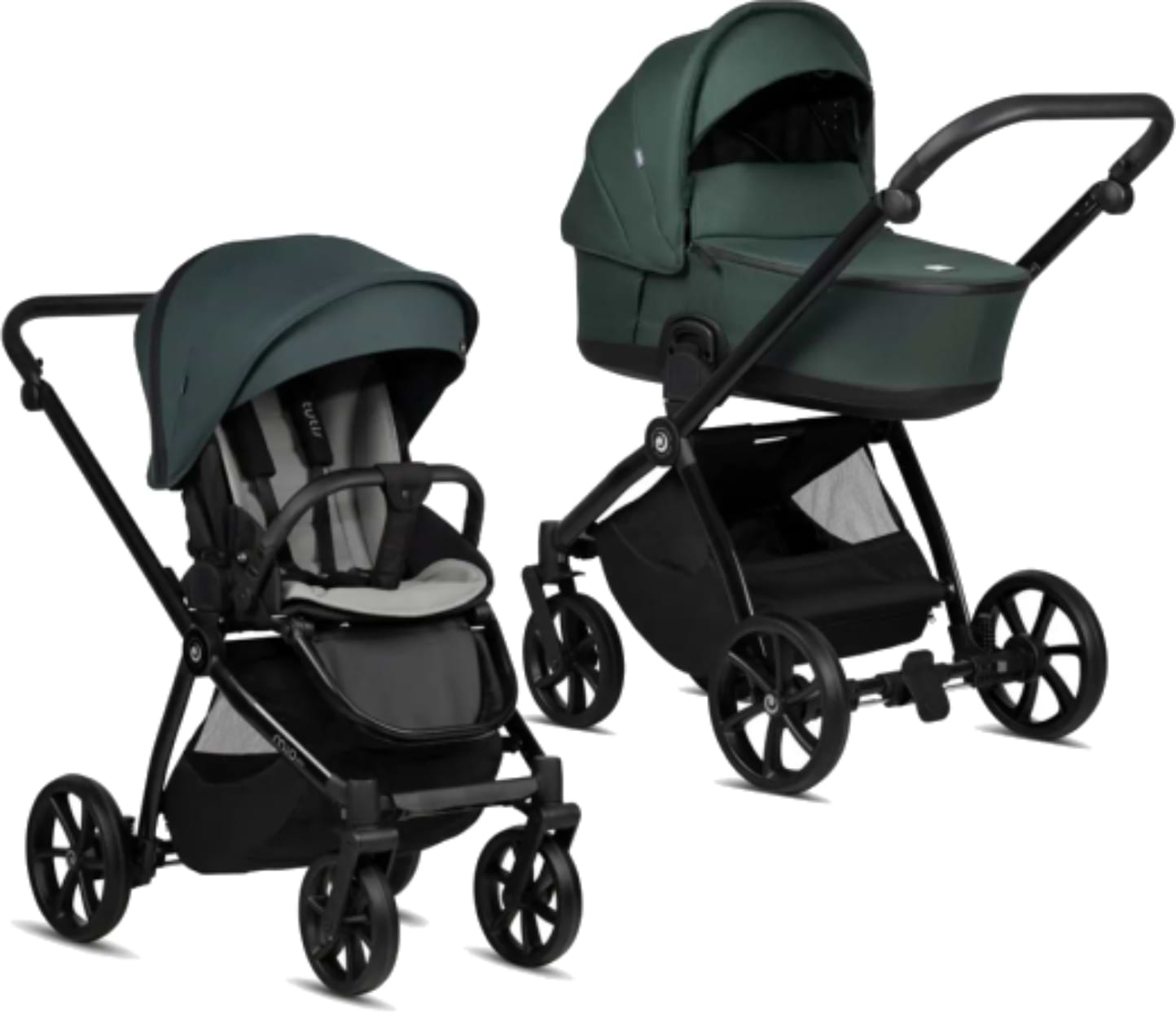 Коляска універсальна 2 в 1 Tutis Mio 3 Plus ESSENTIAL Pacific Green