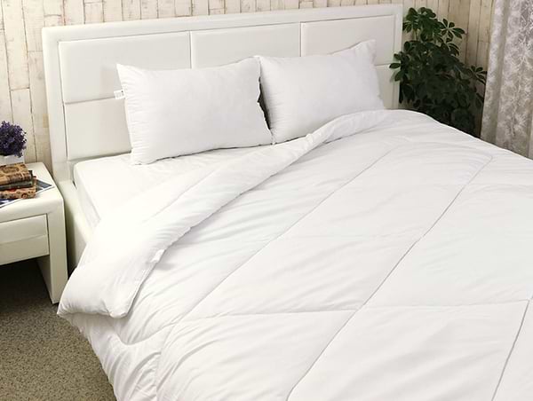 Фото - Набір ковдра євро + 2 подушки Руно 200х220 + 50х70 (925.52СЛБ_Білий)