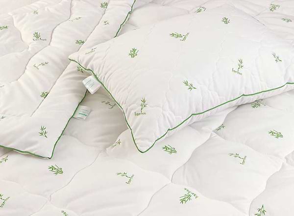 Фото - Набір ковдра євро + 2 подушки Руно 200х220 + 50х70 (925.52_Bamboo Style)