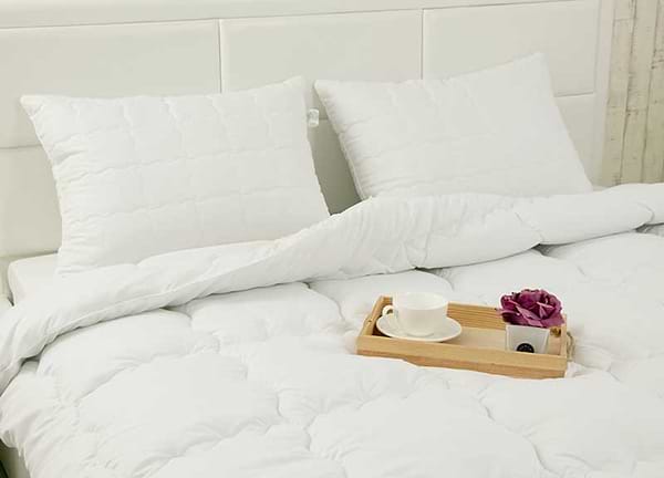 Фото - Набір ковдра євро + 2 подушки Руно 200х220 + 50х70 (925.52_Warm Silver)