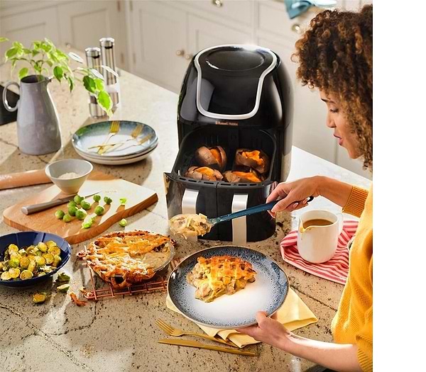 Фото - Мультипечь Russell Hobbs на 2 чаши Satisfry Snappi (27290-56)