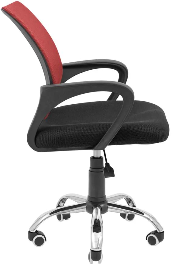 Фото - Кресло офисное Richman Спайдер Ю Хром Пиастра Сетка черная + красная
