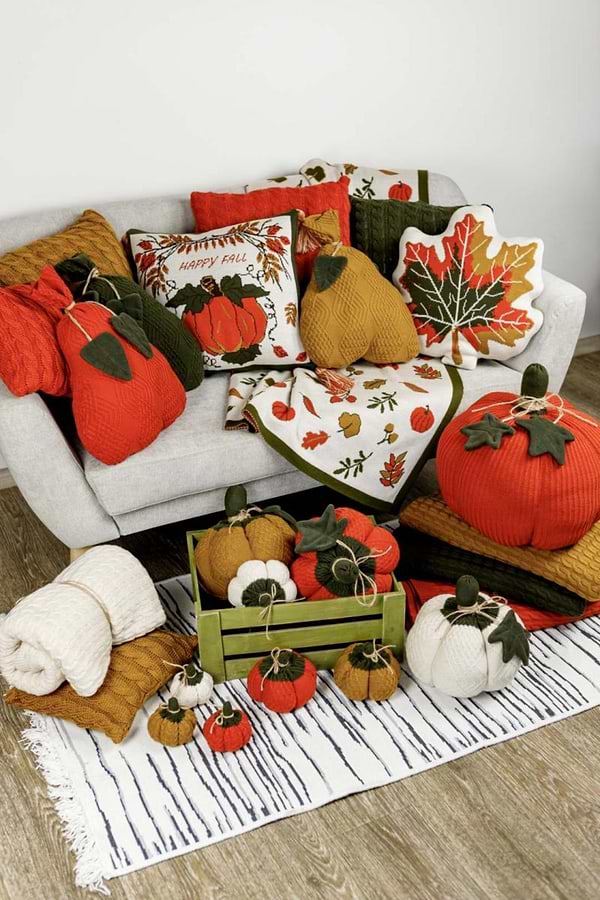 Фото - Подушка декоративная Прованс Pumpkin кремовый D25 см (040272)