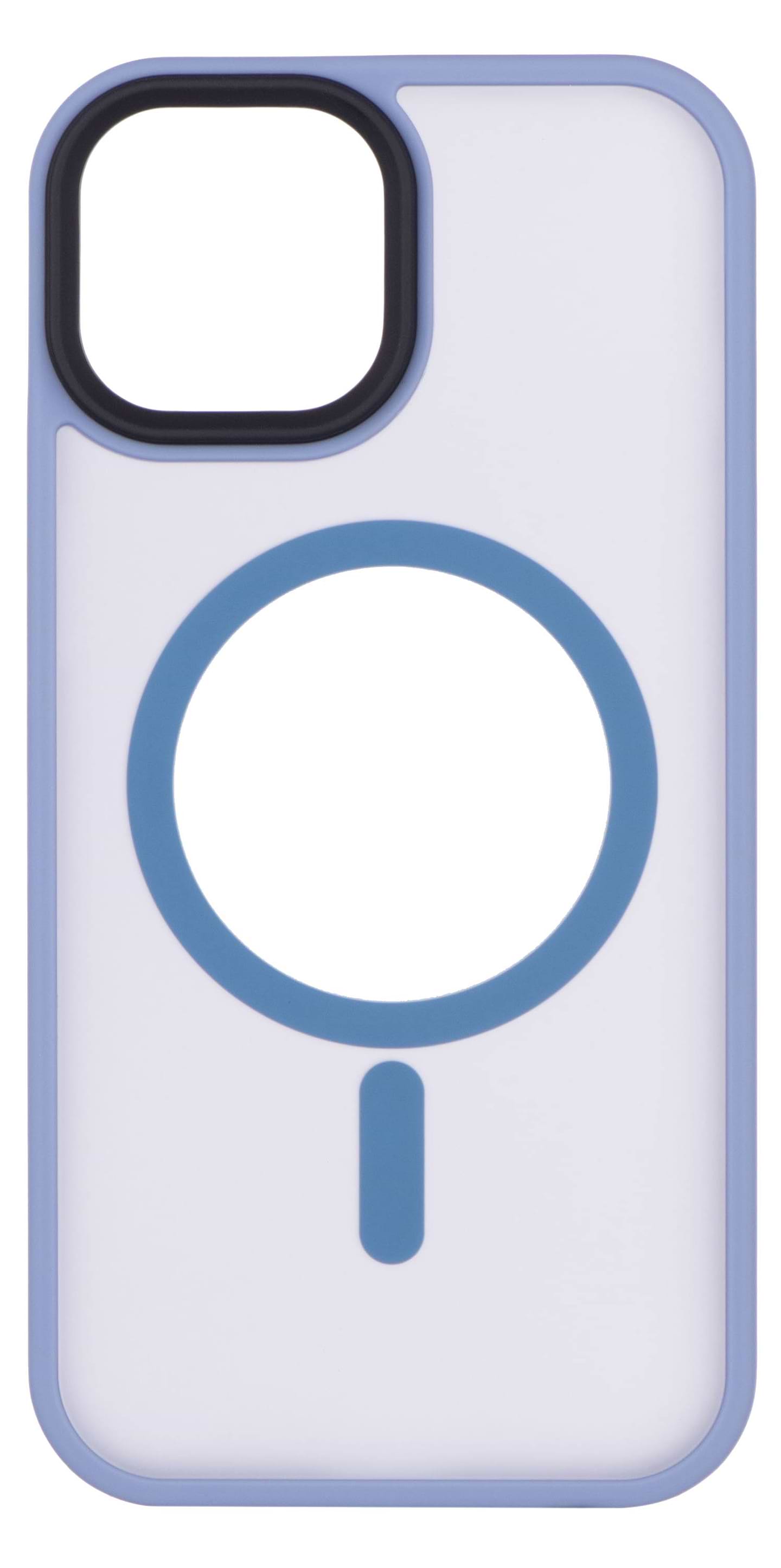 Чехол для смартфона 2E Basic for Apple iPhone 15 Soft Touch MagSafe Cover Light Blue (2E-IPH-15-OCLS-LB) - Фото 1