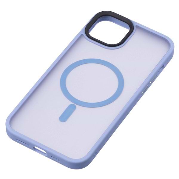 Фото - Чохол для смартфону 2E Basic for Apple iPhone 15 Plus Soft Touch MagSafe Cover Light Blue (2E-IPH-15PRM-OCLS-BL)
