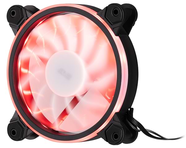 Фото - Корпусний вентилятор 2E GAMING Air Cool Black (ACF1206-ARGB)