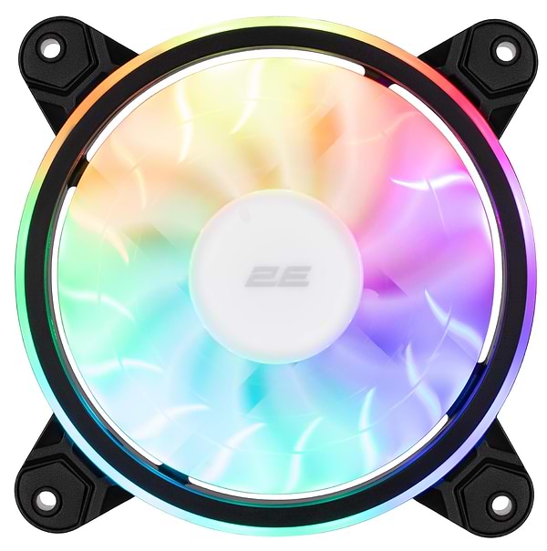 Фото - Корпусний вентилятор 2E GAMING Air Cool Black (ACF1206-ARGB)