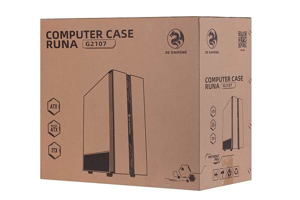 Фото - Корпус 2E Gaming Runa (G2107) Black (2E-G2107) без БП