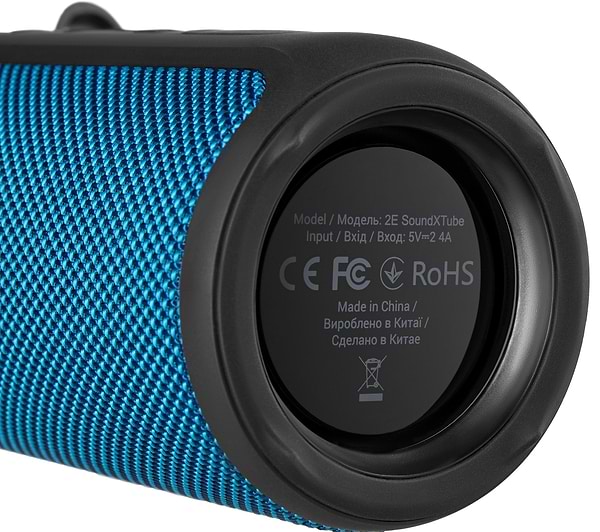 Фото - Портативная акустика 2E SoundXTube TWS MP3 Wireless Waterproof Blue (2E-BSSXTWBL)