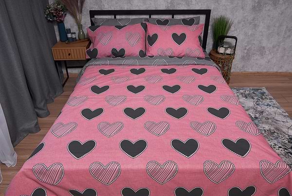 Фото - Комплект постельного белья Moon&Star Бязь Gold Люкс Love 175х210 (MS-820002758)