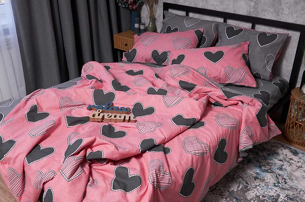 Фото - Комплект постельного белья Moon&Star Бязь Gold Люкс Love 175х210 (MS-820002758)