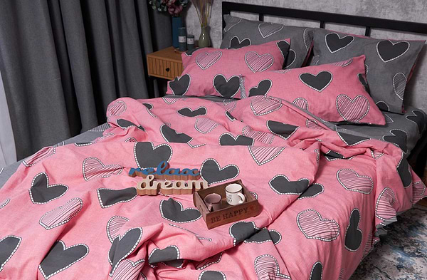 Фото - Комплект постельного белья Moon&Star Бязь Gold Люкс Love 175х210 (MS-820002760)