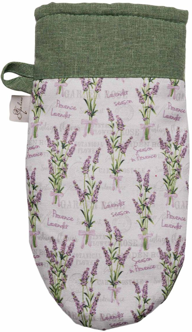 Фото - Прихватка-рукавица Прованс Соцветия лаванды 30х18 см (043209)