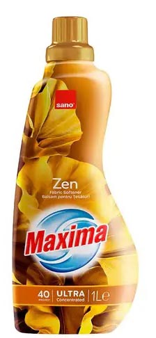 Купить Ополаскиватель для белья Sano Суперконцентрированный смягчитель Maxima Zen 1 л (7290102992843) - Фото 1 Ополаскиватель для белья Sano Суперконцентрированный смягчитель Maxima Zen 1 л (7290102992843) - Фото 1