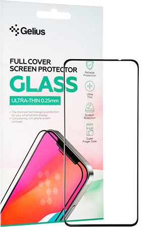 Защитное стекло для смартфона Gelius Full Cover Ultra-Thin 0.25mm for Samsung A525/A52 Black (88713) - Фото 1