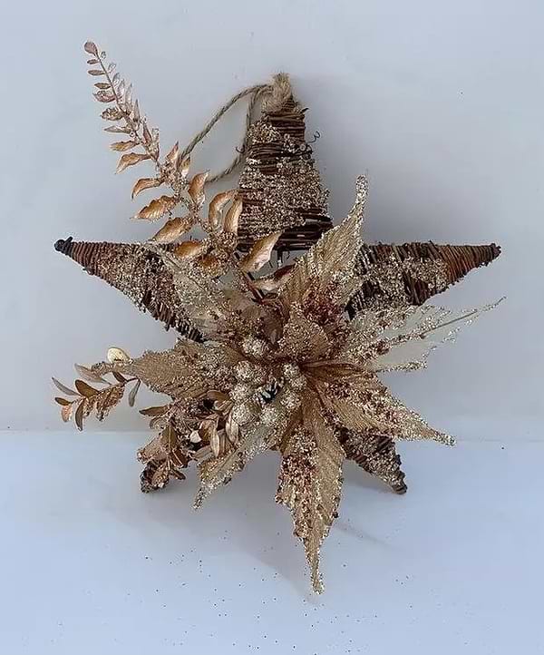 Фото - Декор ротанг YES! Fun Звезда 30 см (974571)