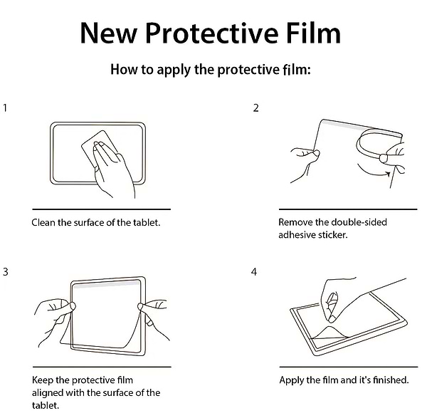 Фото - Захисна плівка для графічного планшета XP-Pen for Deco Pro S (AC85)