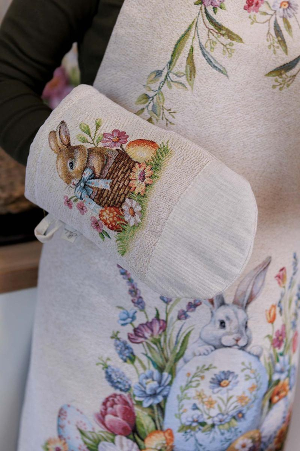 Фото - Прихватка-рукавица Прованс Пасхальная Соцветие 32х16 см (044162)