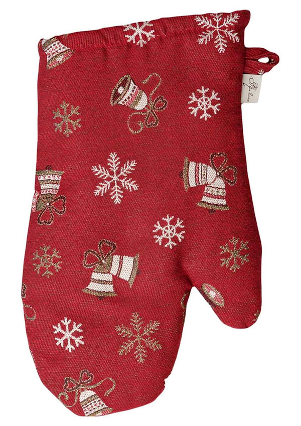 Фото - Набор прихваток Прованс Колокольчики на красном 32х20 см (038517)