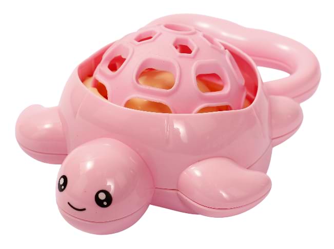 Погремушка Lindo черепаха розовая (Б 331 ч рож)
