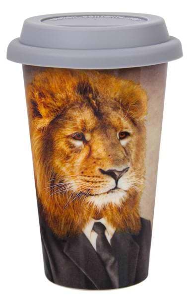 Чашка Lefard с силиконовой крышкой Лев 350 мл (924-618)