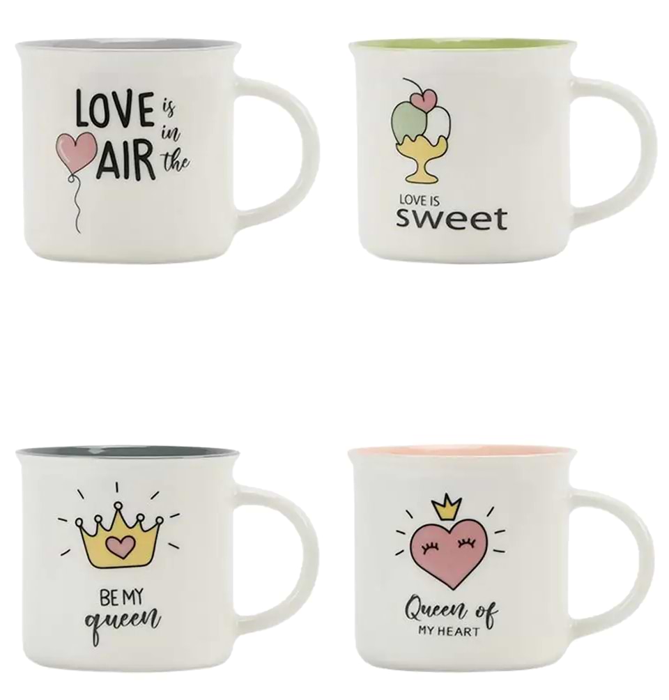 Чашка Vittora Счастливое утро 350 мл в ассортименте (VT-C-100350)