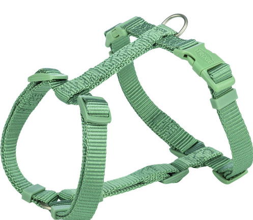 Шлея для собак Trixie Premium H-harness L 60–87 см 25 мм светло-зеленая (4053032673083)
