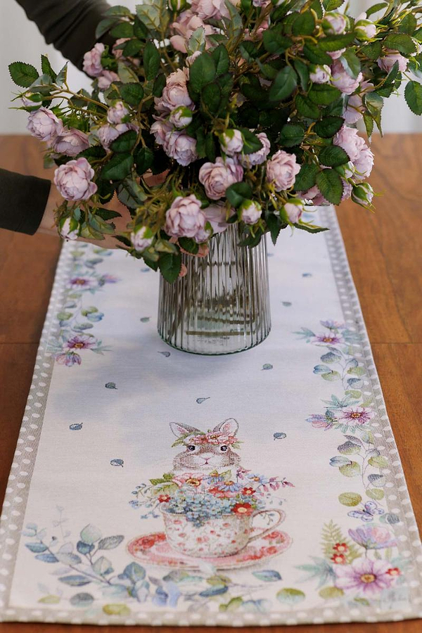 Фото - Скатерть раннер Прованс гобеленовая Очарование 35х100 см (044075)