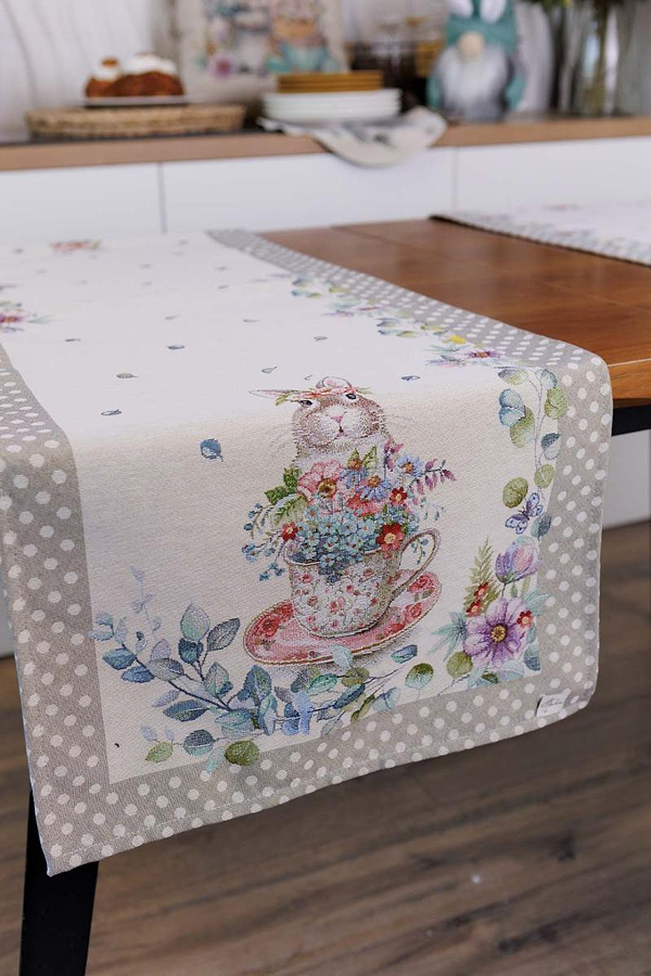Фото - Скатерть раннер Прованс гобеленовая Очарование 35х100 см (044075)