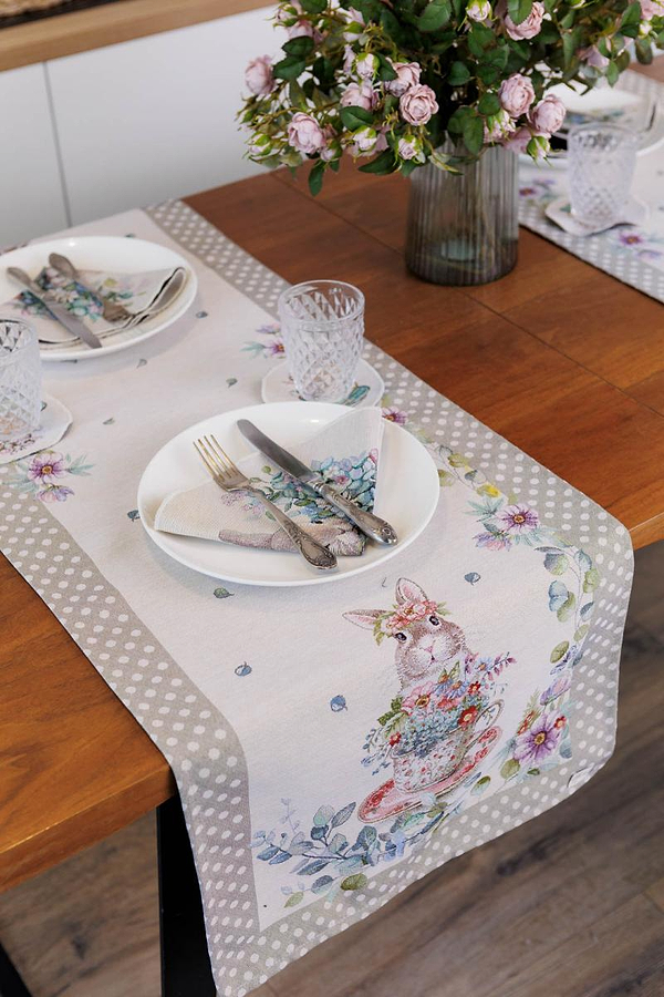 Фото - Скатерть раннер Прованс гобеленовая Очарование 35х100 см (044075)