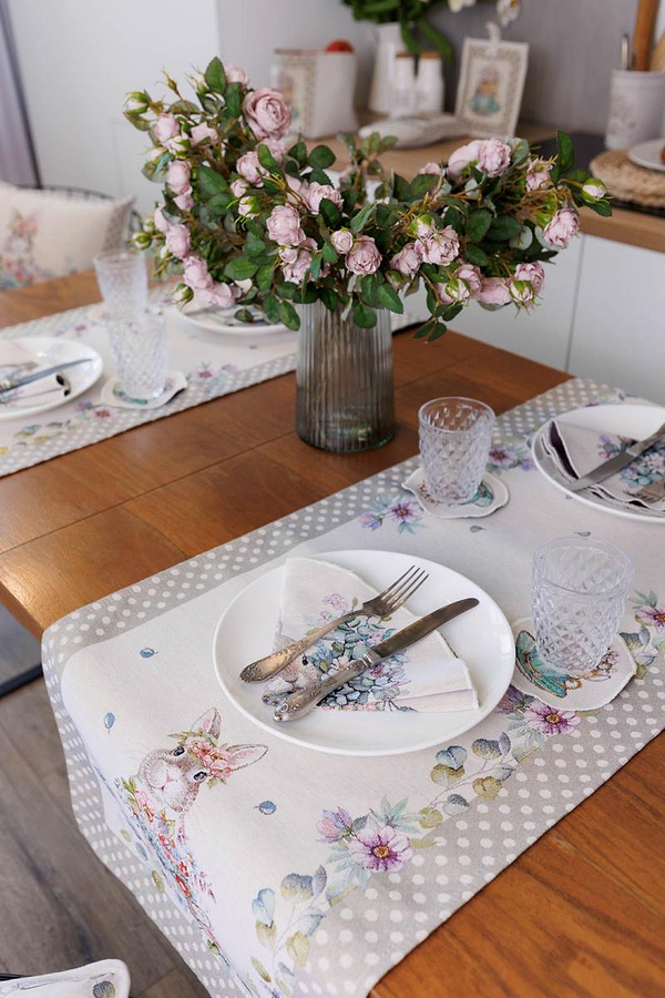 Фото - Скатерть раннер Прованс гобеленовая Очарование 35х100 см (044075)