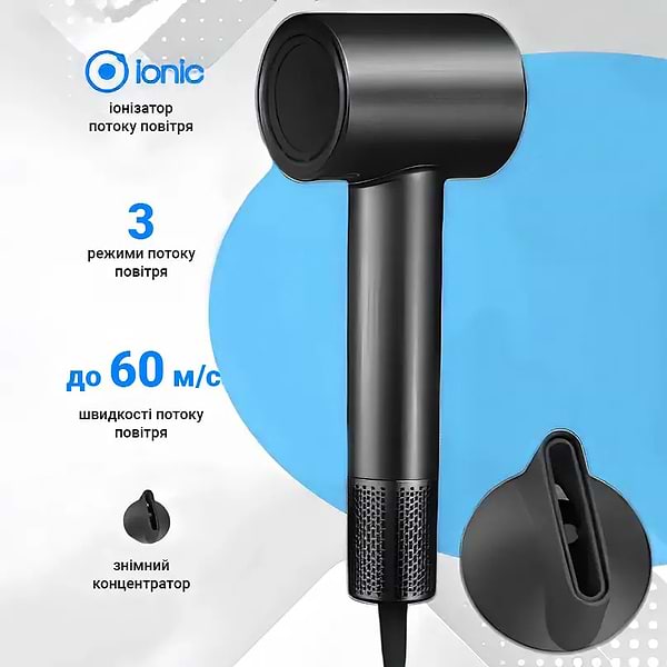 Фото - Фен Xiaomi Showsee A18 Black (Sh-A18-EU)