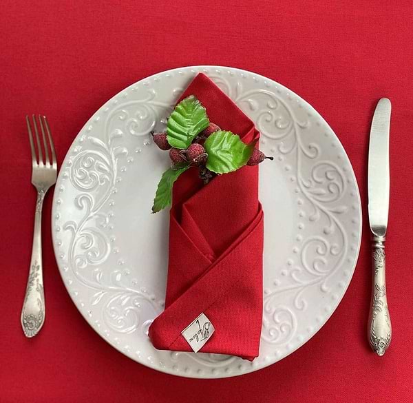 Фото - Салфетка для сервировки Прованс Красная 35х45 (017634)