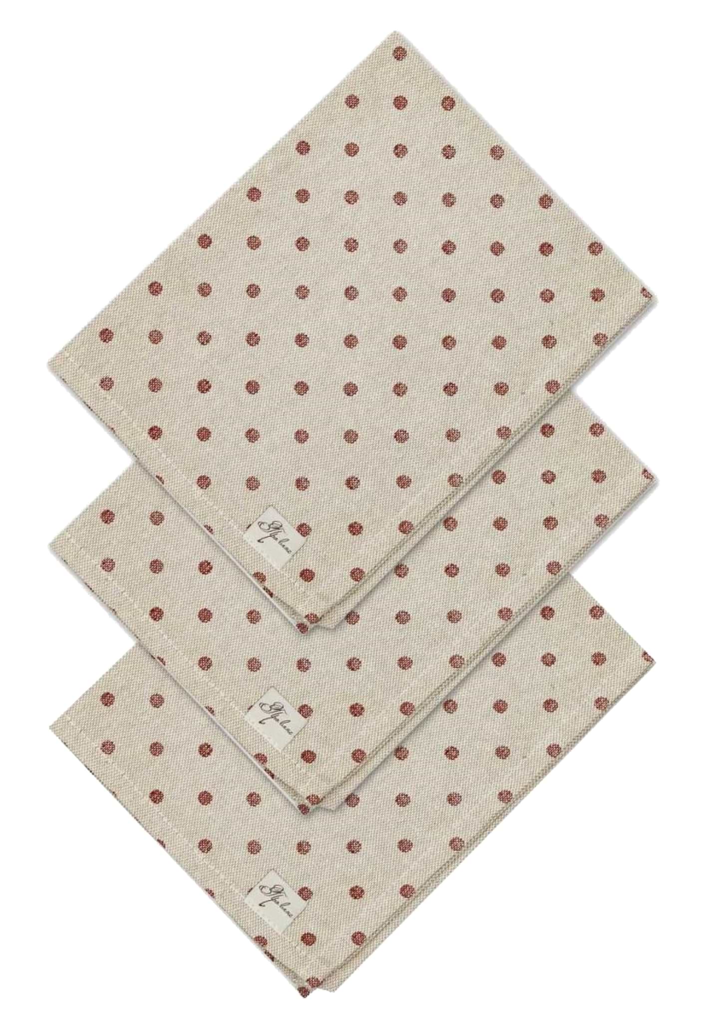 Серветка для сервірування Прованс набір Горох бордо 35х45 см (035077)