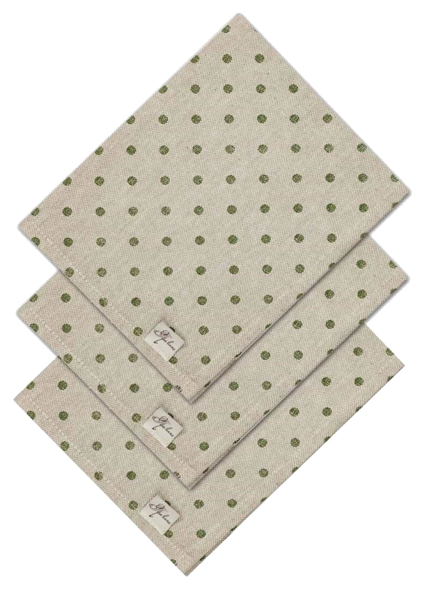 Серветка для сервірування Прованс набір Горох зелений 35х45 см (035078)