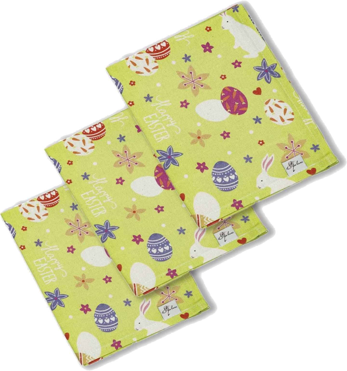 Серветка для сервірування Прованс набір Писанка зелена 35х45 см (035091)