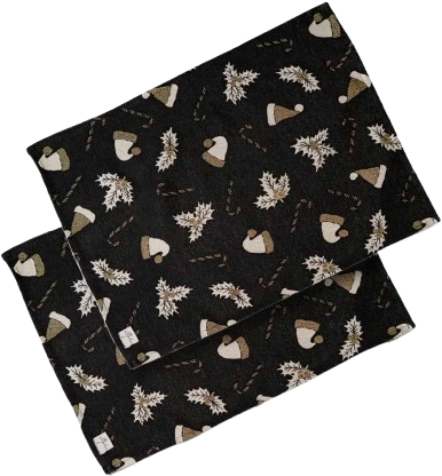 Салфетка для сервировки Прованс Шапочки на черном 35х45 см (038494)