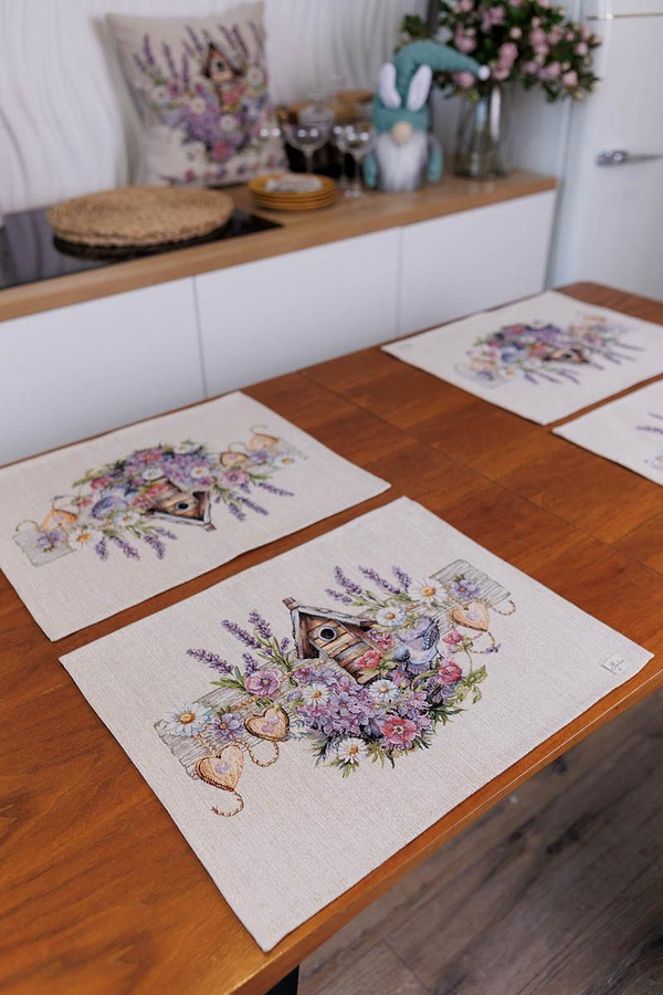 Фото - Салфетка для сервировки Прованс Гобеленовая Лавандовый садик 35х45 см (044140)