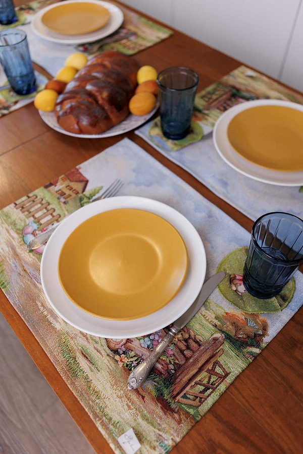 Фото - Серветка для сервірування Прованс Великодня гобеленова Настрій 35х45 см (044146)