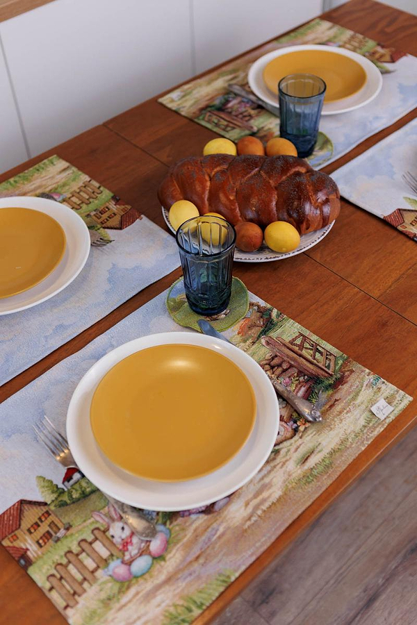 Фото - Серветка для сервірування Прованс Великодня гобеленова Настрій 35х45 см (044146)