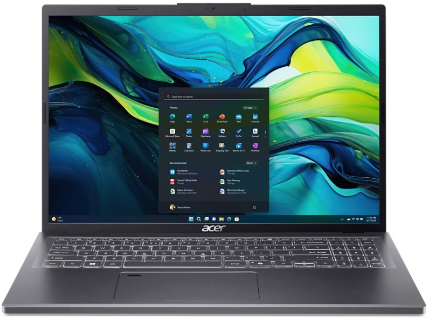 Фото - Ноутбук Acer Aspire 16 A16-51GM (NX.KXPEU.001) Steel Gray