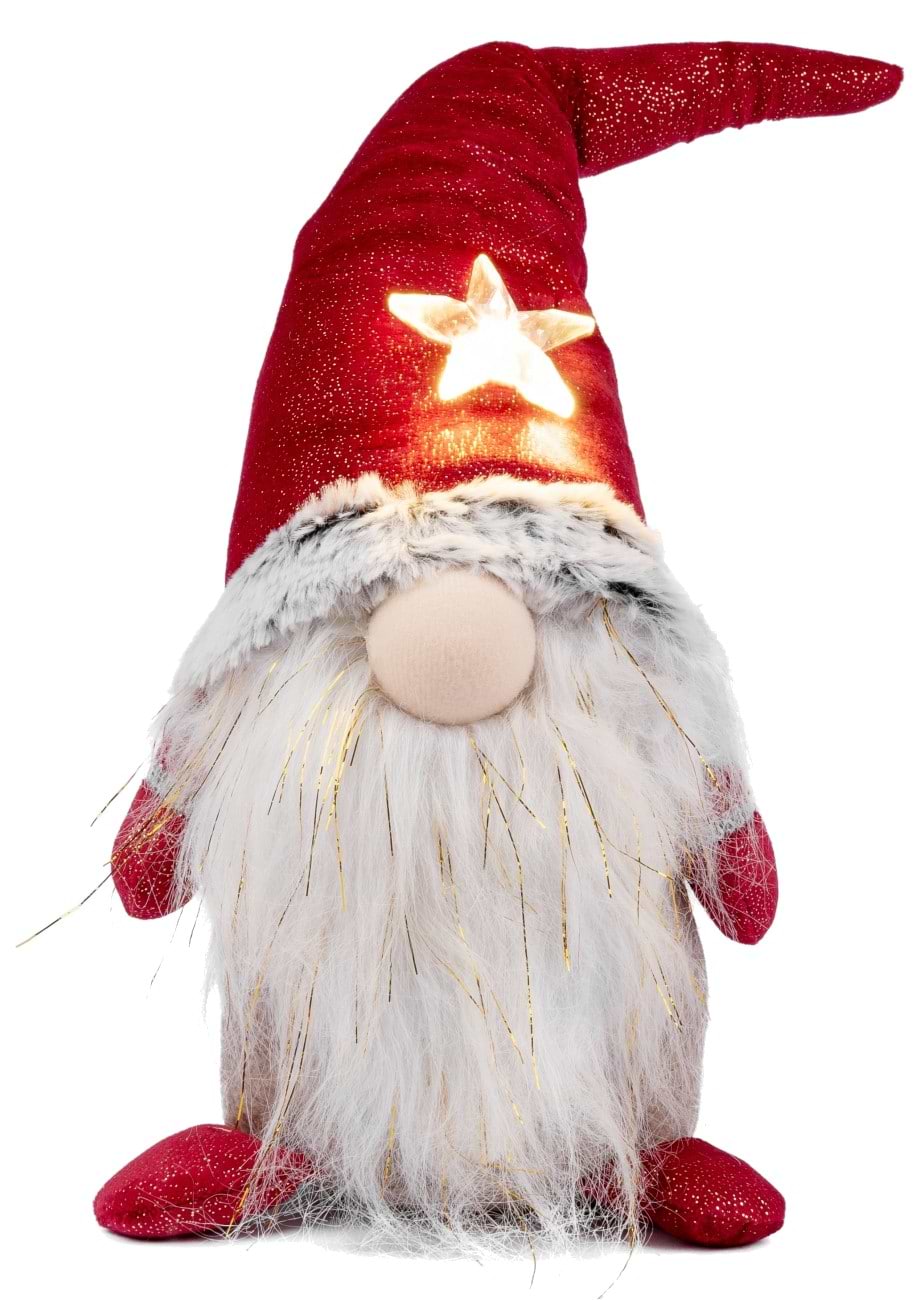 Декор New Year Гном Novogod'ko Гном в красном 37 см (974624)