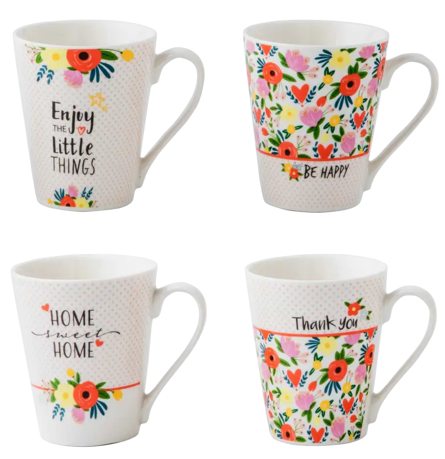 Чашка Vittora Цветочный праздник 380 мл в ассортименте (VT-C-147380)