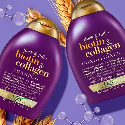 Фото - Бальзам для волос OGX для лишенного объема и тонких волос с биотином и коллагеном 385 мл (0022796976710)