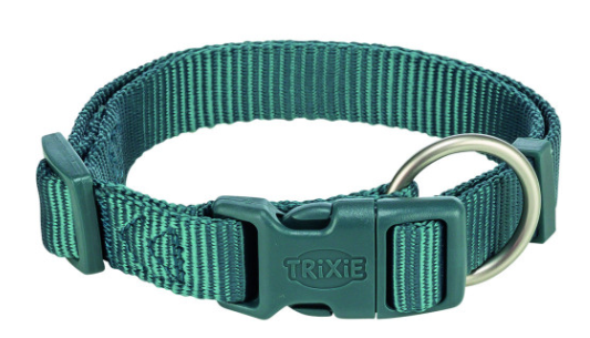 Ошейник для собак Trixie Premium XS–S 22–35 см 10 мм сине-зеленый (4053032670945)