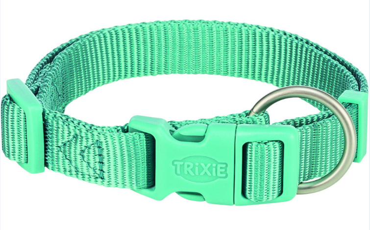 Ошейник для собак Trixie Premium S 25–40 см 15 мм аква (4053032670716)