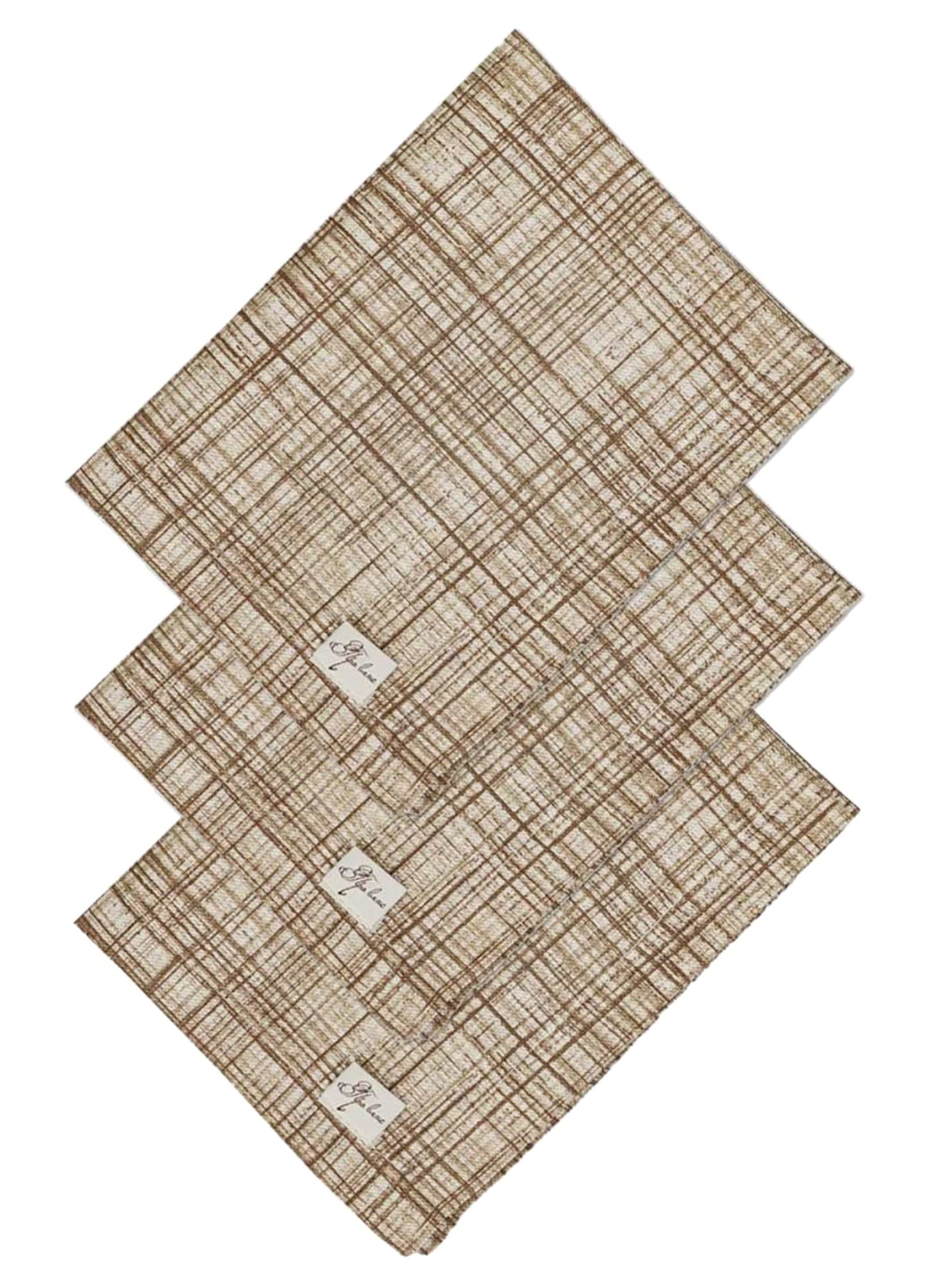 Серветка для сервірування Прованс набір Тереза ​​Клітина 3 шт. 35х45 см (036851)