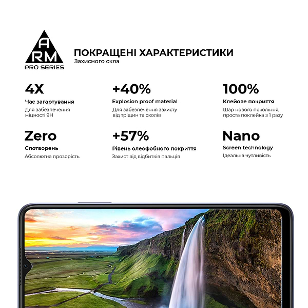 Фото - Захисне скло для смартфону Armorstandart Pro for OPPO A17 4G/A17k 4G Black (ARM64843)